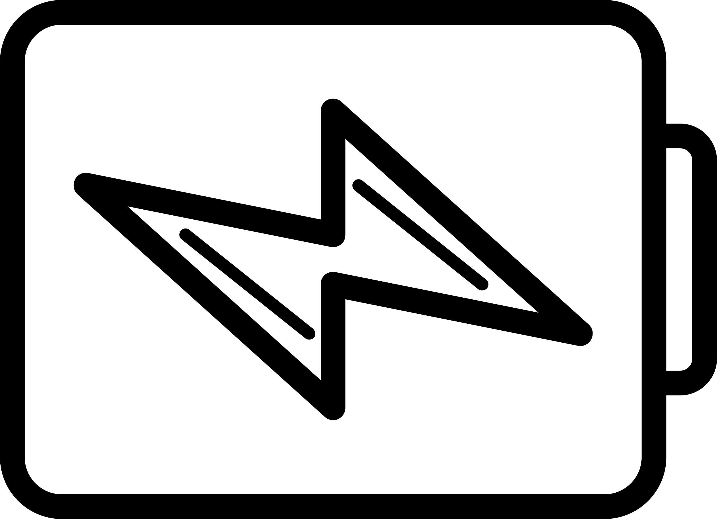 Charging Battery Contour Svg Vector Free Vectors